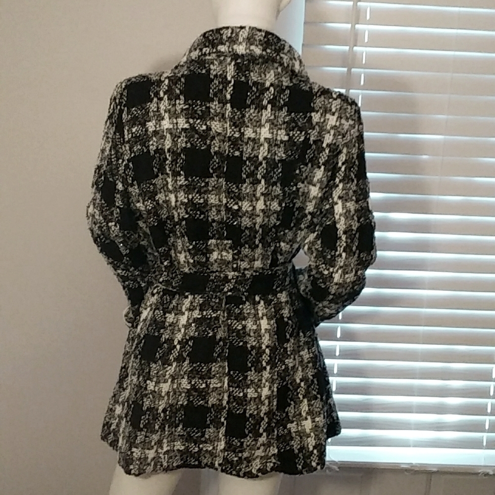 New Women OuterwearCoat/Jacket with Belt by ME JANE Size L - Picture 5 of 12